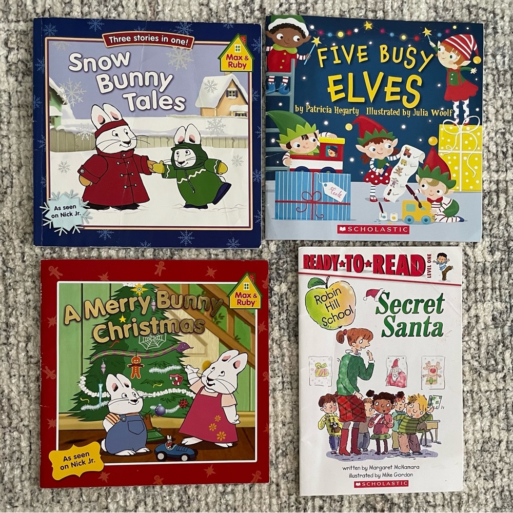 Christmas book bundle Max Ruby Secret Santa Busy Elves